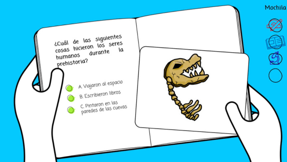 Niños trabajando en equipo en el Escape Room La Mochila Perdida